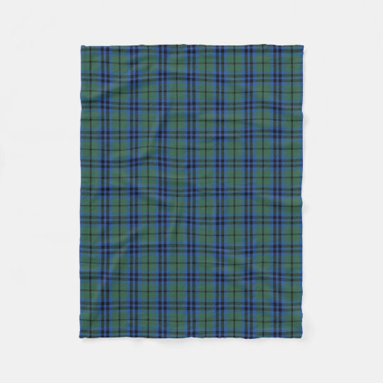 Keith Tartan Crest Premium Blanket - Thistle Style