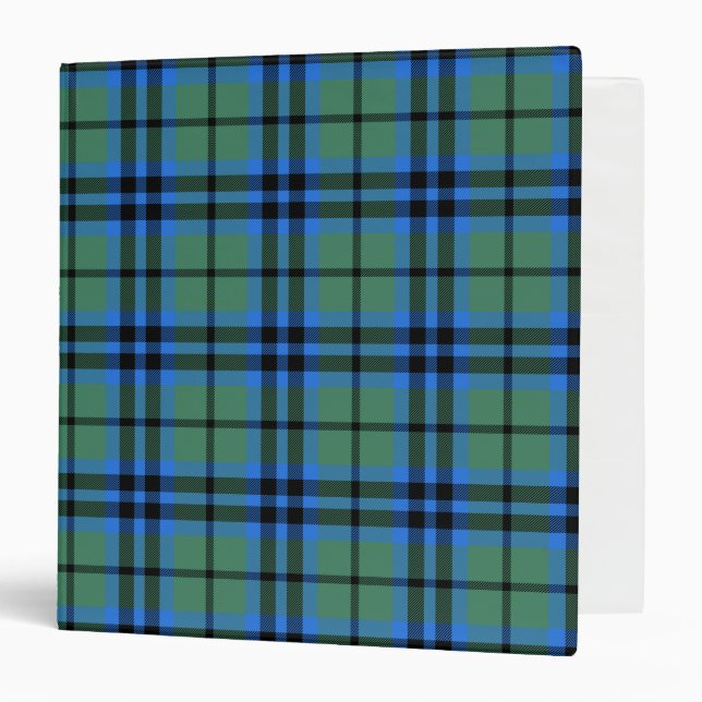 Scottish Clan Keith Tartan Plaid 3 Ring Binder (Front/Inside)