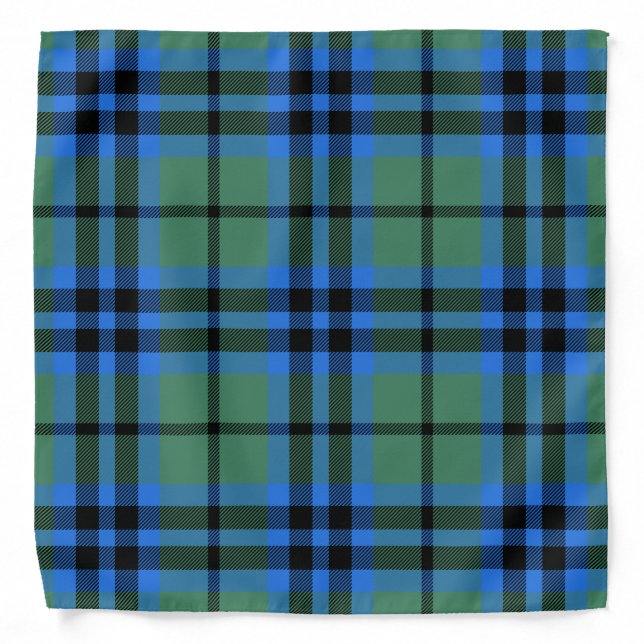 Scottish Clan Keith Tartan Plaid Bandana (Front)