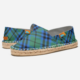 Scottish Clan Keith Tartan Plaid Espadrilles