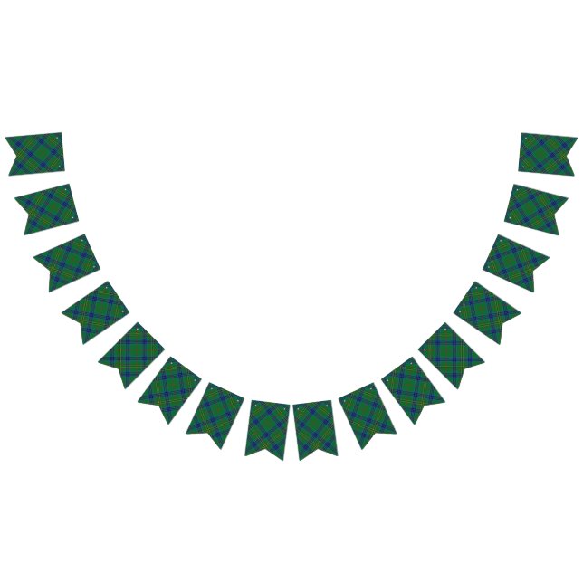 Scottish Clan Kennedy Tartan Bunting Flags (All)