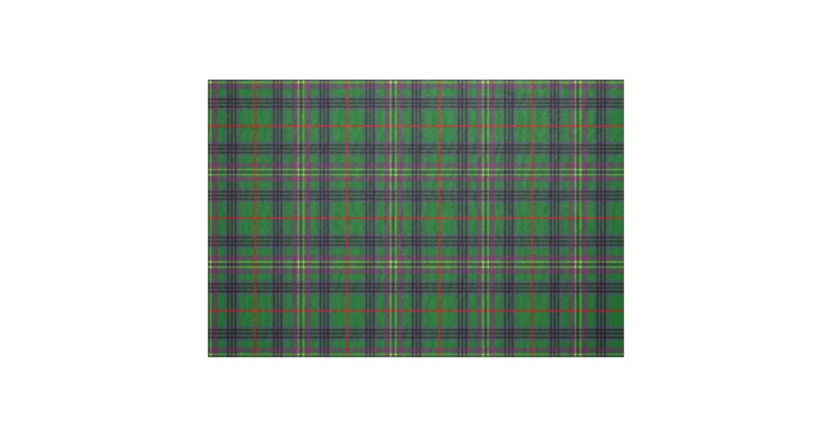 Scottish Clan Kennedy Tartan Plaid Fabric Zazzle
