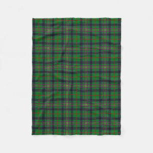 Scottish Clan Kennedy Tartan Plaid Fleece Blanket