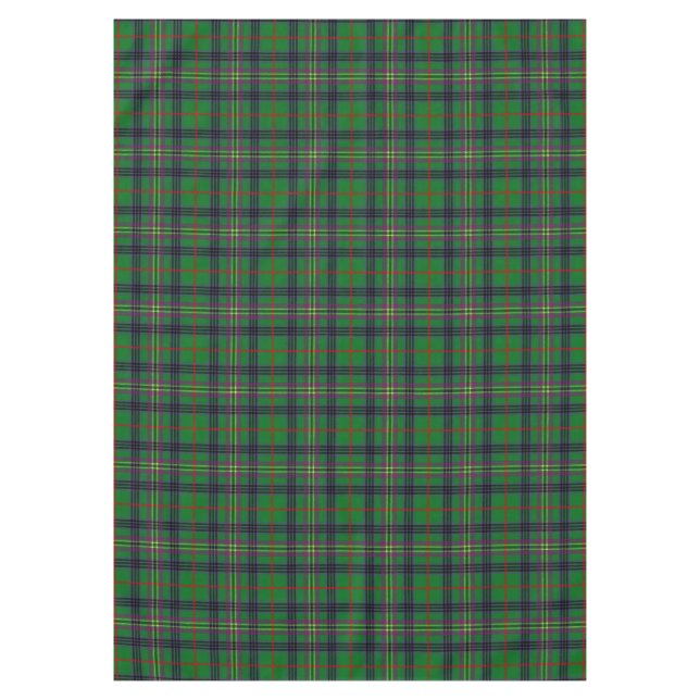 Scottish Clan Kennedy Tartan Plaid Tablecloth (Front)