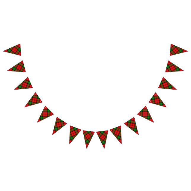 Scottish Clan Kerr Tartan Bunting Flags (All)