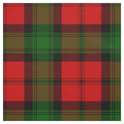 Scottish Clan Kerr Tartan Plaid Fabric