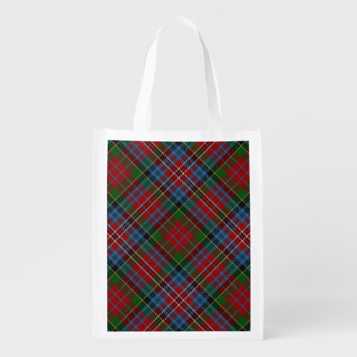 Scottish Clan Kidd Family Tartan Grocery Bag