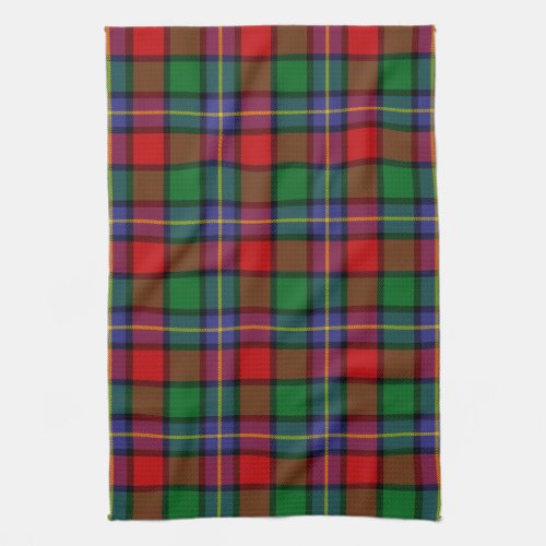 Scottish Clan Kilgore Tartan Plaid Kitchen Towel