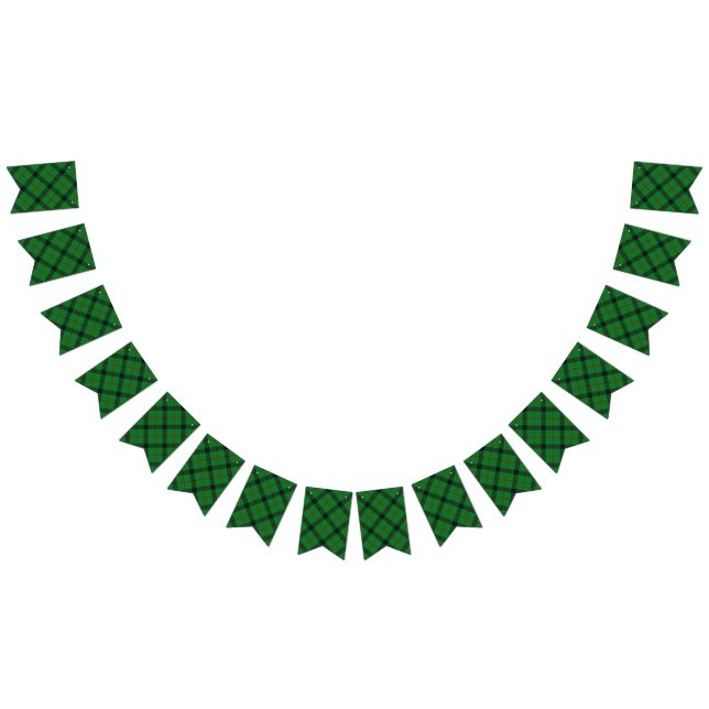 Scottish Clan Kincaid Tartan Bunting Flags (All)