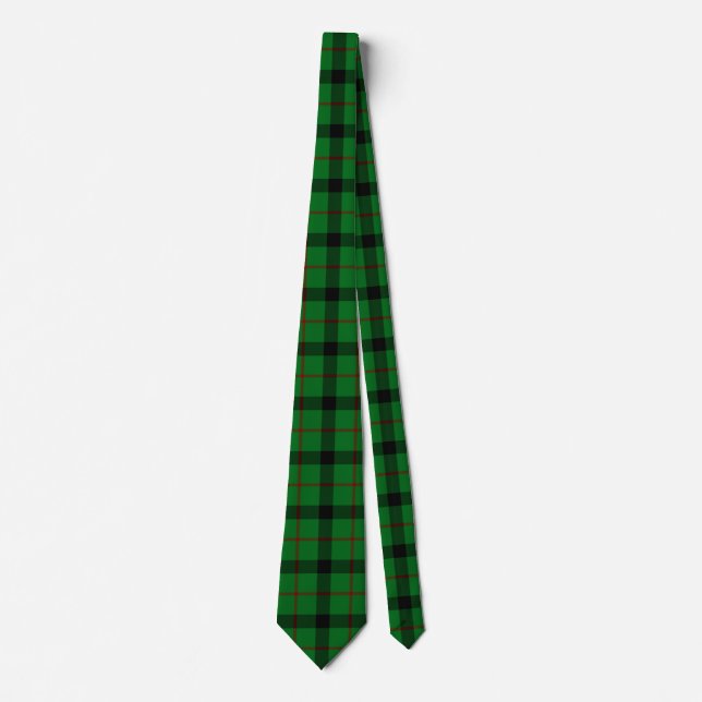 Scottish Clan Kincaid Tartan Plaid Neck Tie (Front)