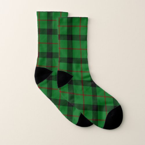 Scottish Clan Kincaid Tartan Plaid Socks