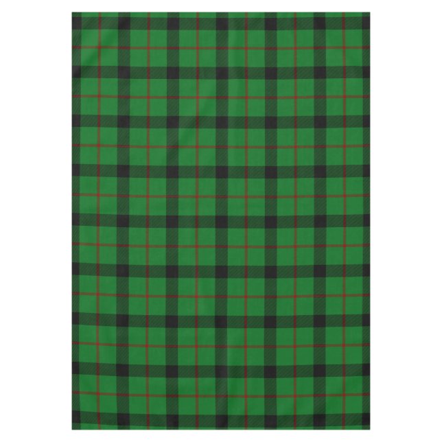 Scottish Clan Kincaid Tartan Plaid Tablecloth (Front)