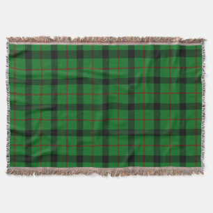 Scottish Clan Kincaid Tartan Plaid Throw Blanket