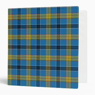 Scottish Clan Laing Tartan Plaid 3 Ring Binder