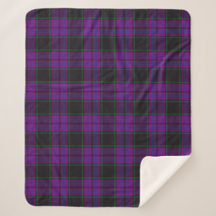 Scottish Clan Laird Tartan Plaid Sherpa Blanket