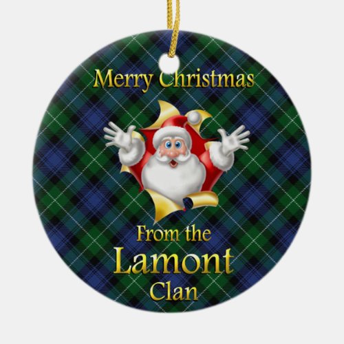 Scottish Clan Lamont Christmas Ornament