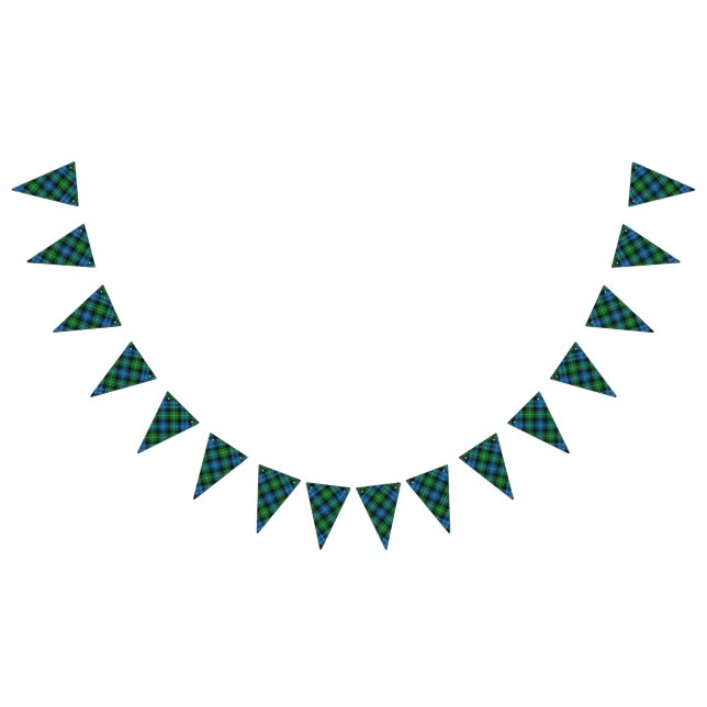 Scottish Clan Lamont Tartan Bunting Flags (All)