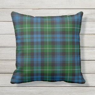 Scottish Clan Lamont Tartan Outdoor Pillow