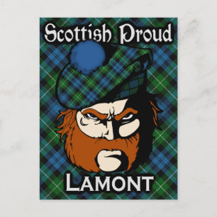 Scottish Clan Lamont Tartan Postcard