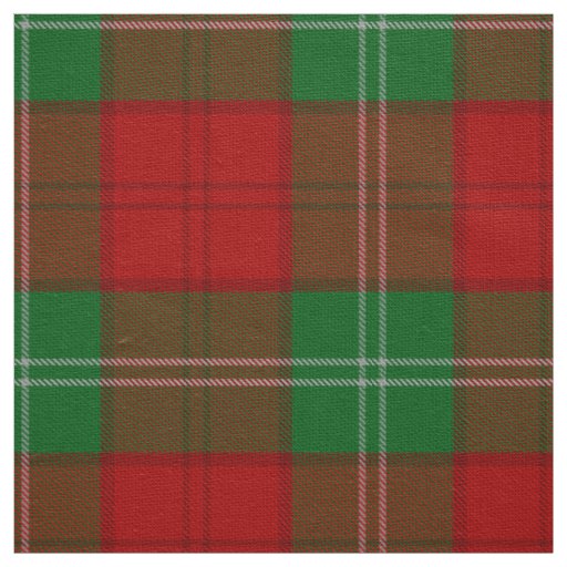 Scottish Clan Lennox Tartan Plaid Fabric