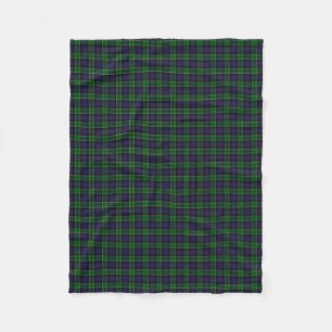 Scottish Clan Leslie Hunting Classic Tartan Fleece Blanket
