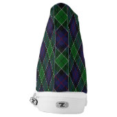 Scottish Clan Leslie Hunting Tartan High-Top Sneakers (Left Shoe Back)