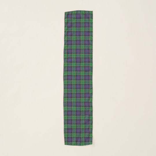 Scottish Tartan Leslie Hunting Clan Woven Blanket Crest Style