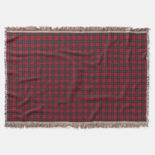 Scottish Clan Lindsay Lindsey Tartan Throw Blanket