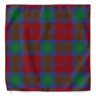 Scottish Clan Lindsay Tartan Plaid Bandana