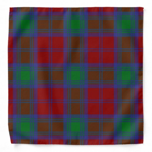 Scottish Clan Lindsay Tartan Plaid Bandana