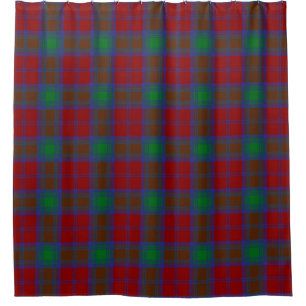 Scottish Clan Lindsay Tartan Plaid Shower Curtain