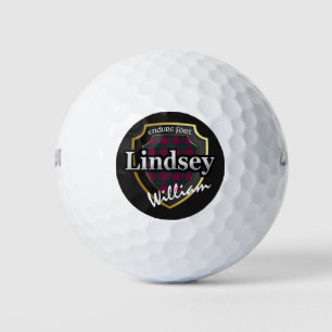 Scottish Clan Lindsey Personalize Your Name Golf Balls
