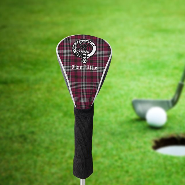 Scottish Clan Little Crest Badge and Tartan Custom Golf Head Cover (Creator Uploaded)
