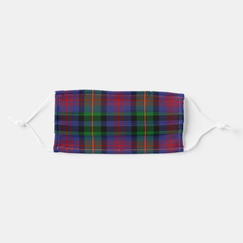 Scottish Clan Logan Tartan Plaid Adult Cloth Face Mask