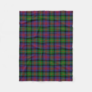 Scottish Clan Logan Tartan Plaid Fleece Blanket