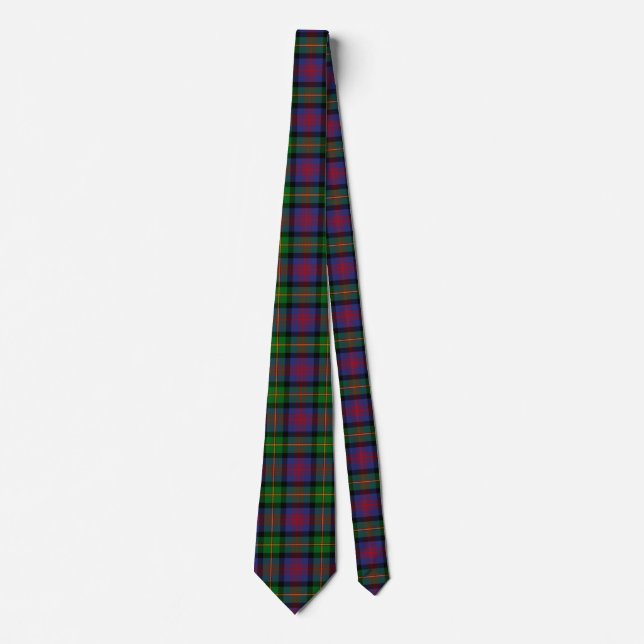 Scottish Clan Logan Tartan Plaid Neck Tie (Front)