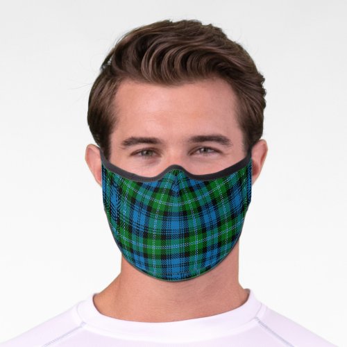 Scottish Clan Lyon Tartan Premium Face Mask