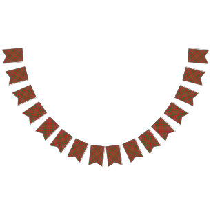 Scottish Clan MacAlister Tartan Bunting Flags