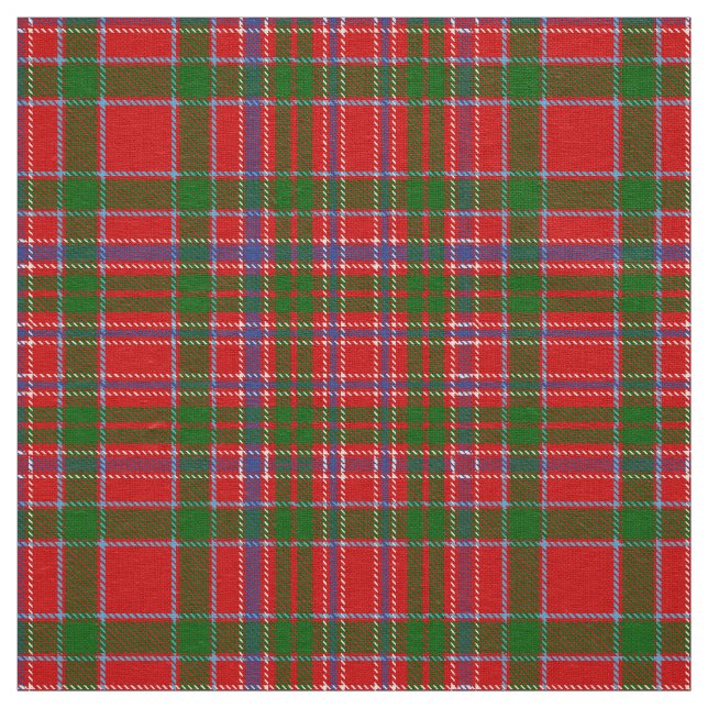 Scottish Clan MacAlister Tartan Plaid Fabric (Swatch)