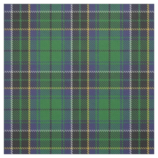 Scottish Clan MacAlpine MacAlpin Tartan Plaid Fabric (Swatch)