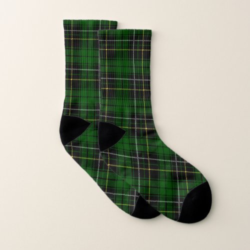 Scottish Clan MacAlpine Tartan Plaid Socks