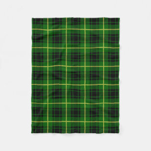 Scottish Clan MacArthur Tartan Plaid Fleece Blanket