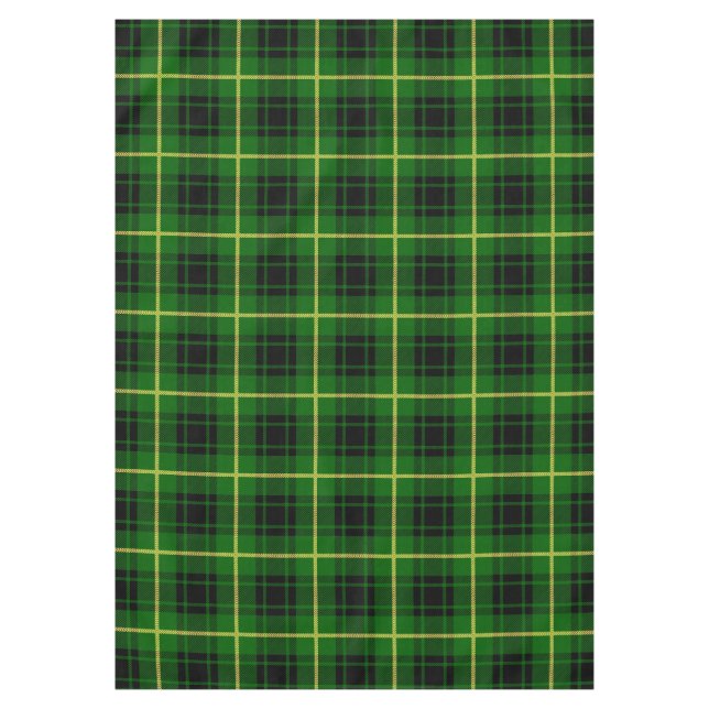 Scottish Clan MacArthur Tartan Plaid Tablecloth (Front)