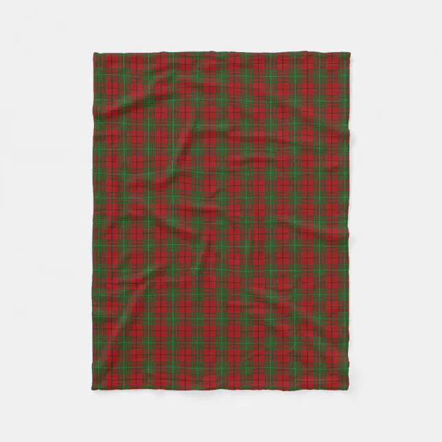 MacAulay Ancient Tartan Crest Blanket Wave Style
