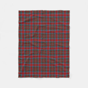 Scottish Clan MacBean MacBain Classic Tartan Fleece Blanket