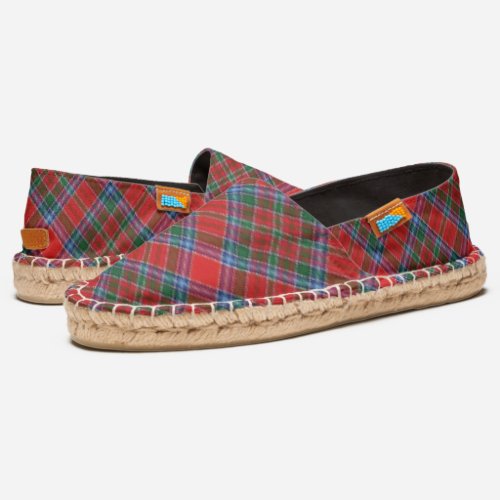 Scottish Clan MacBean Tartan Plaid Espadrilles