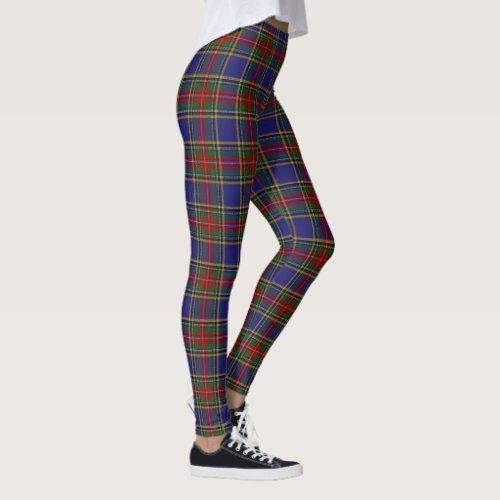 Scottish Clan MacBeth Tartan Leggings