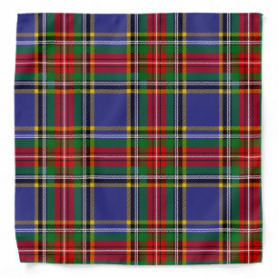 Scottish Clan MacBeth Tartan Plaid Bandana