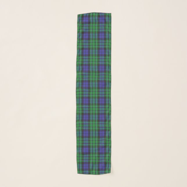 Scottish Clan MacCallum Tartan Plaid Scarf (Front)