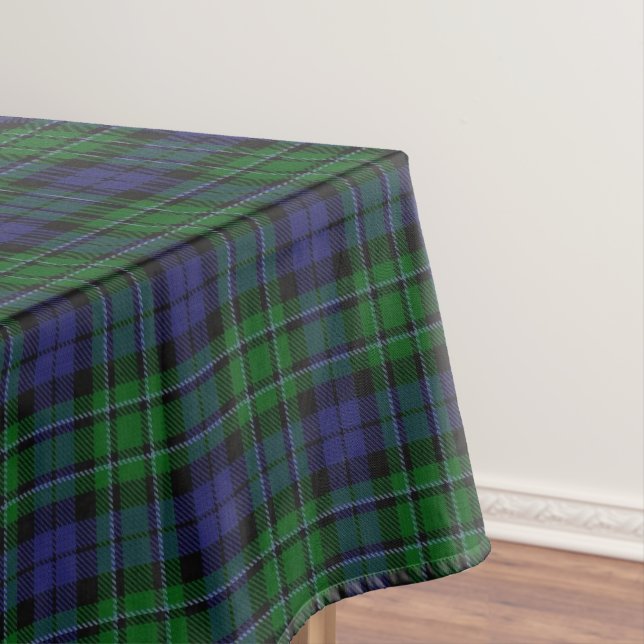 Scottish Clan MacCallum Tartan Tablecloth (In Situ)